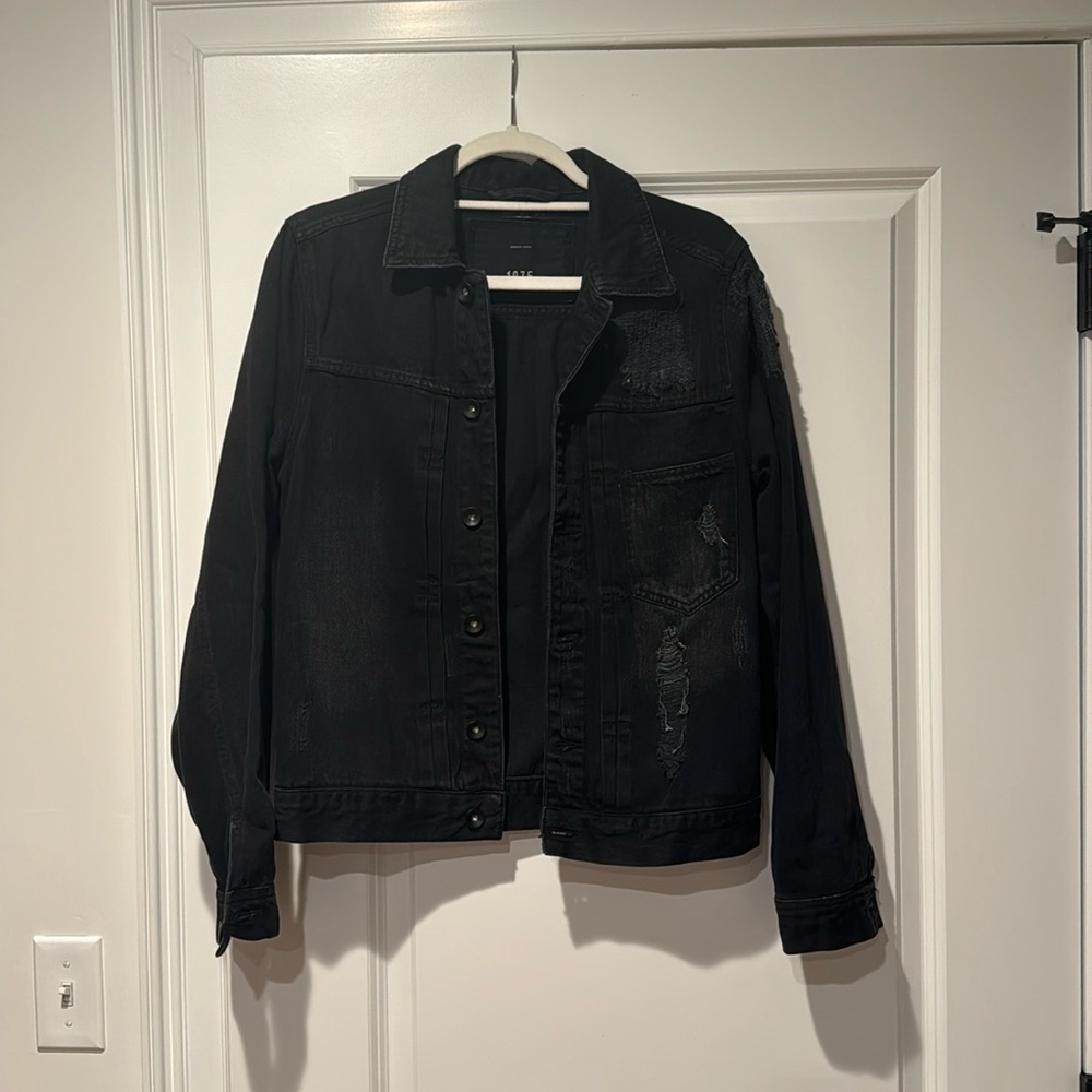 Zara black denim jacket